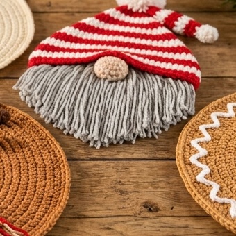 Mantel individual Gnomo Navideño